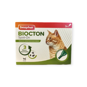Αντιπαρασιτικές Αμπούλες Γάτας Beaphar Biocton Spot on