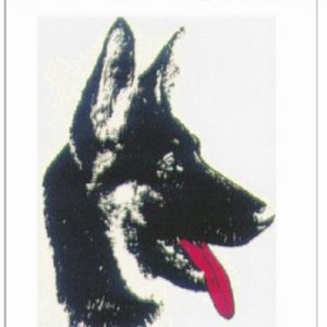Πινακίδα Σκύλου ‘λυκόσκυλο’ Αλουμίνιο Large