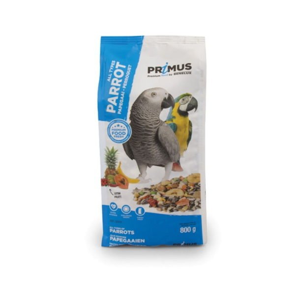 Τροφή Για Παπαγάλους Benelux Primus Parrots 800g