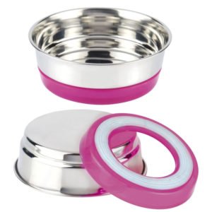 Μπολ Σκύλου Croci Steel Bowl Fluo Fuchsia 470 Ml