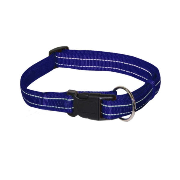 Croci Περιλαίμιο Σκύλου Nylon Soft 1,5 X 30-45cm Μπλε