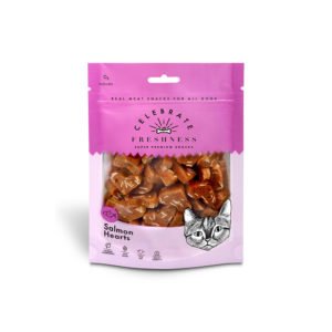 Λιχουδιά Σκύλου Celebrate Freshness Salmon Heart Bites for Cats 50gr