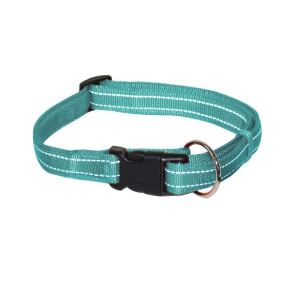 Croci Περιλαίμιο Σκύλου Nylon Soft 1,5 X 30-45cm Ανοιχτό Μπλε