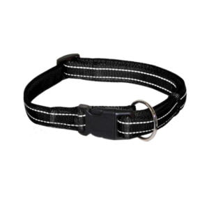 Croci Περιλαίμιο Σκύλου Nylon Soft 1,5 X 30-45cm Μαύρο