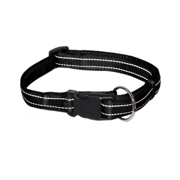 Croci Περιλαίμιο Σκύλου Nylon Soft 2 X 35-55cm Μαύρο