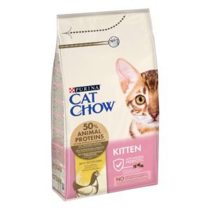 Purina Cat Chow Τροφή Για Γατάκια Με Κοτόπουλο