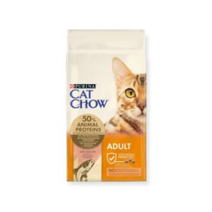 Purina Cat Chow Τροφή Για Ενήλικες Γάτες Με Σολομό