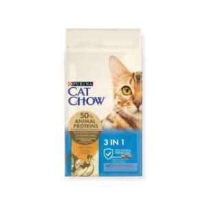 Purina Cat Chow  Τροφή Για Γάτες Feline 3 IN 1 Με Γαλοπούλα