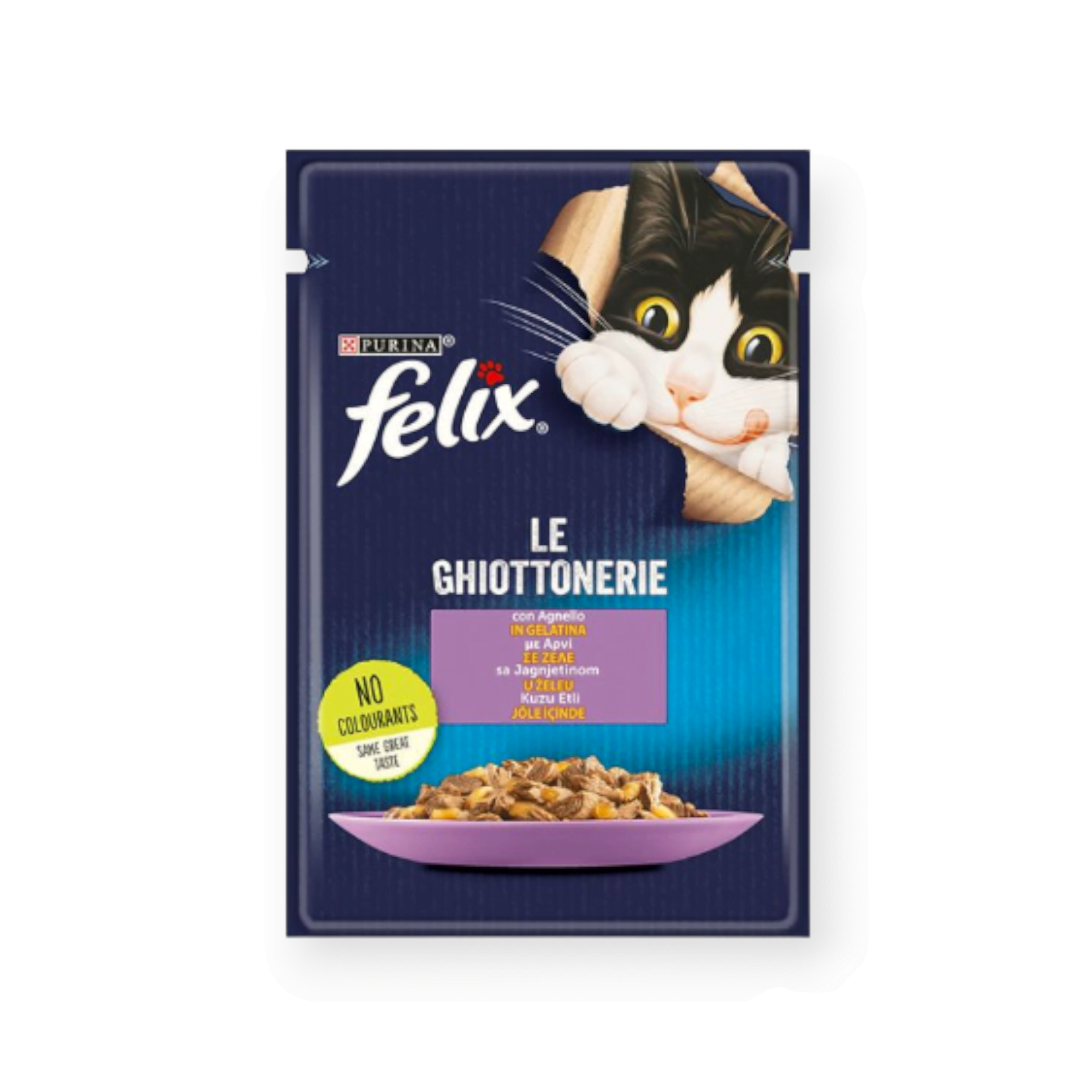 Felix Agail Υγρή Τροφή Γάτας Με Αρνί Σε Ζελέ 85gr