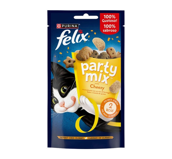Λιχουδιά Γάτας Felix Party Mix Cheezy Mix 60gr Λιχουδιά Γάτας Felix Party Mix Cheezy Mix 60gr
