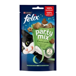 Λιχουδιά Γάτας Felix Party Mix Snacks Countryside Mix 60gr