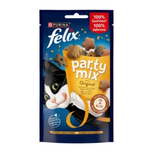 Λιχουδιά Γάτας Felix Party Mix Snacks Original Mix 60gr