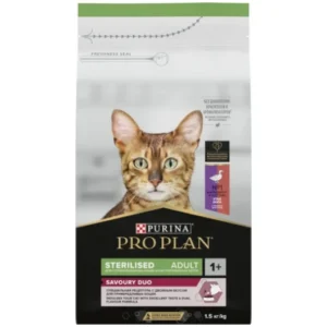 Purina Pro Plan Savoury Duo Sterilised Πάπια & Συκώτι 1.5kg Purina Pro Plan Savoury Duo Sterilised Πάπια & Συκώτι 1.5kg