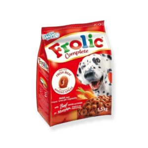 Ημίυγρη Τροφή Σκύλου Frolic Complete Μοσχάρι 1.5kg