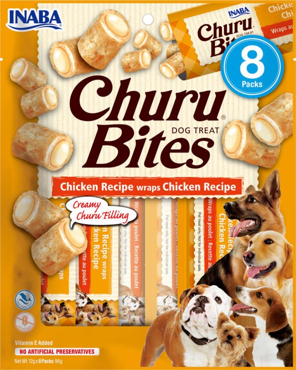 Λιχουδιά Σκύλου Churu Dog Bites Chicken & Tuna 96gr