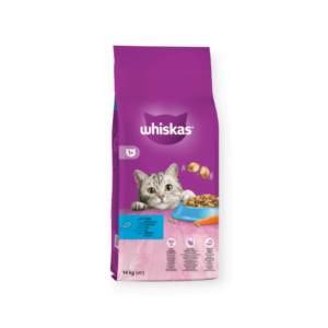 Whiskas Adult 1+ Πλήρης Και Ισορροπημένη Ξηρά Τροφή Για Γάτα Με Τόνο 14kg