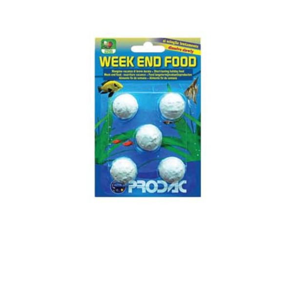 Τροφή Για Ψάρια Prodac Weekend Food 5 Tablets 21gr