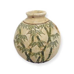 Διακοσμητικό Ενυδρείου Round Vase with Flowers M