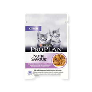 Υγρή Τροφή Γάτας Pro Plan Kitten Cat Γαλοπούλα Σε Σάλτσα 85gr