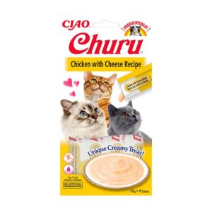 Λιχουδιά Churu Cat Chicken & Cheese 56gr