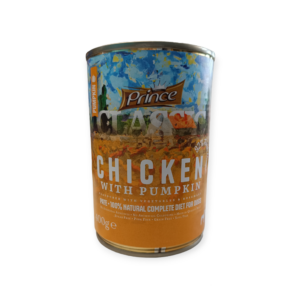 Κονσέρβα Σκύλου Prince Premium Clas Chicken W/pump & Rose 400gr