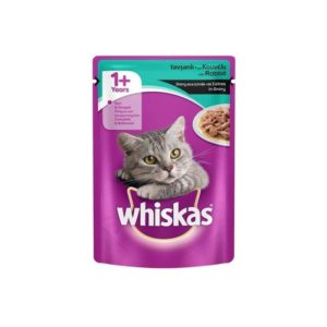 Whiskas Pouch Υγρή Τροφή Γάτας Φακελάκι Κουνέλι Σάλτσα 100gr