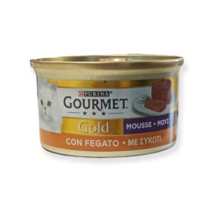 Υγρή Τροφή Γάτας Purina Gourmet Gold Mousse Με Συκώτι 85gr