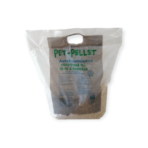 Pet-pellet Υπόστρωμα Για Γάτεσ & Κουνέλια 10lt – 5kg