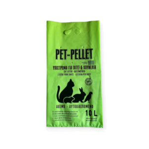 Pet-pellet Υπόστρωμα Για Γάτεσ & Κουνέλια 10lt – 5kg