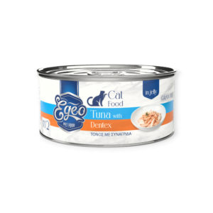 Yγρή Τροφή Γάτας Egeo Adult Τόνος Με Συναγρίδα Σε Ζελέ 85gr