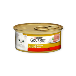 Gourmet Gold Υγρή Τροφή Γάτας Μους Με Βοδινό 85gr