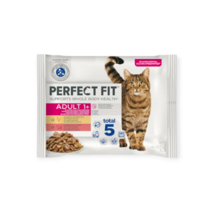 Perfect Fit Υγρή Τροφή Γάτας Sterilised Meat 4x85gr