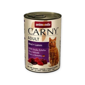 Υγρή Τροφή Γάτας Carny Με Βοδινό & Αρνί 400gr