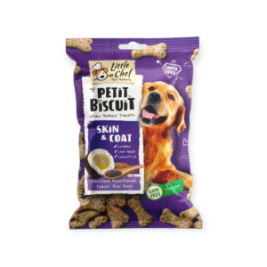 Λιχουδιά Σκύλου Vegan Little Chef Petit Biscuit Skin & Coat 150gr