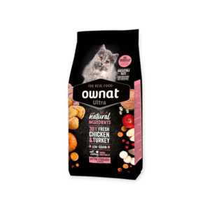 Ownat Ultra Kitten Ξηρά Τροφή Για Γατάκια Με Κοτόπουλο & Γαλοπούλα 3kg