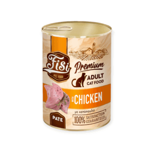Κονσέρβα Γάτας Fisi Cat Adult Κοτόπουλο Πατέ 400gr