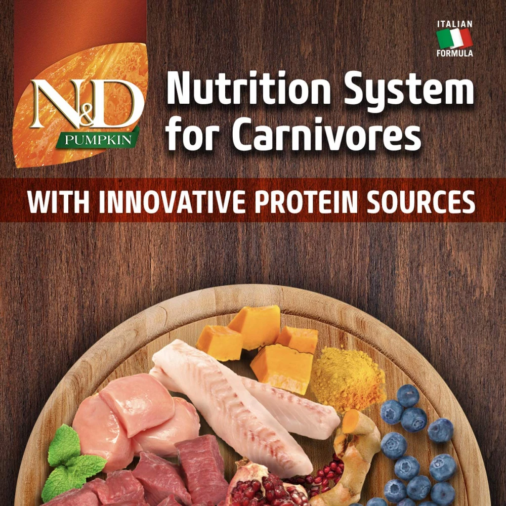 N&D Grain Free Pumpkin Chicken & Pomegranate Puppy Medium & Maxi 12kg N&D Grain Free Pumpkin Chicken & Pomegranate Puppy Medium & Maxi 12kg