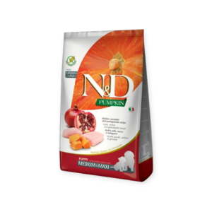 N&D Grain Free Pumpkin Chicken & Pomegranate Puppy Medium & Maxi 12kg