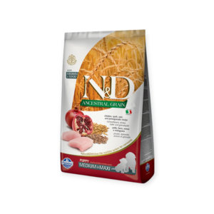 N&D Low Grain Dog Chicken & Pomegranate Puppy Medium & Maxi 2,5kg