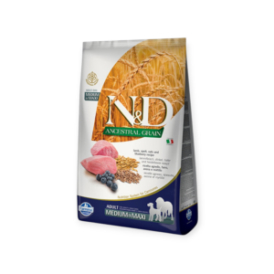 N&D Low Grain Dog Lamb & Blueberry Adult Medium & Maxi 2.5kg