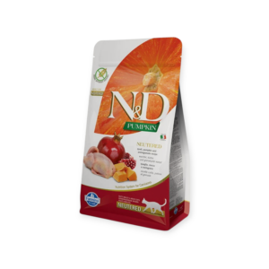 N&D Cat Quail, Pumpkin & Pomegranate Neutered Adult 5 kg N&D Cat Quail, Pumpkin & Pomegranate Neutered Adult 5 kg