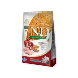 ND LG DOG CHICK-POM ADULT MED/MAX 12KG