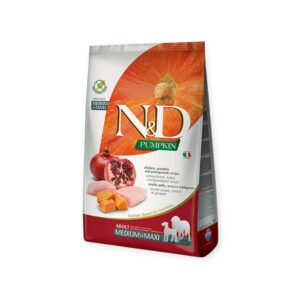 N&D Dog Pumpkin Chicken & Pomegranate Adult Medium and Maxi 2,5 Kg N&D Dog Pumpkin Chicken & Pomegranate Adult Medium and Maxi 2,5 Kg