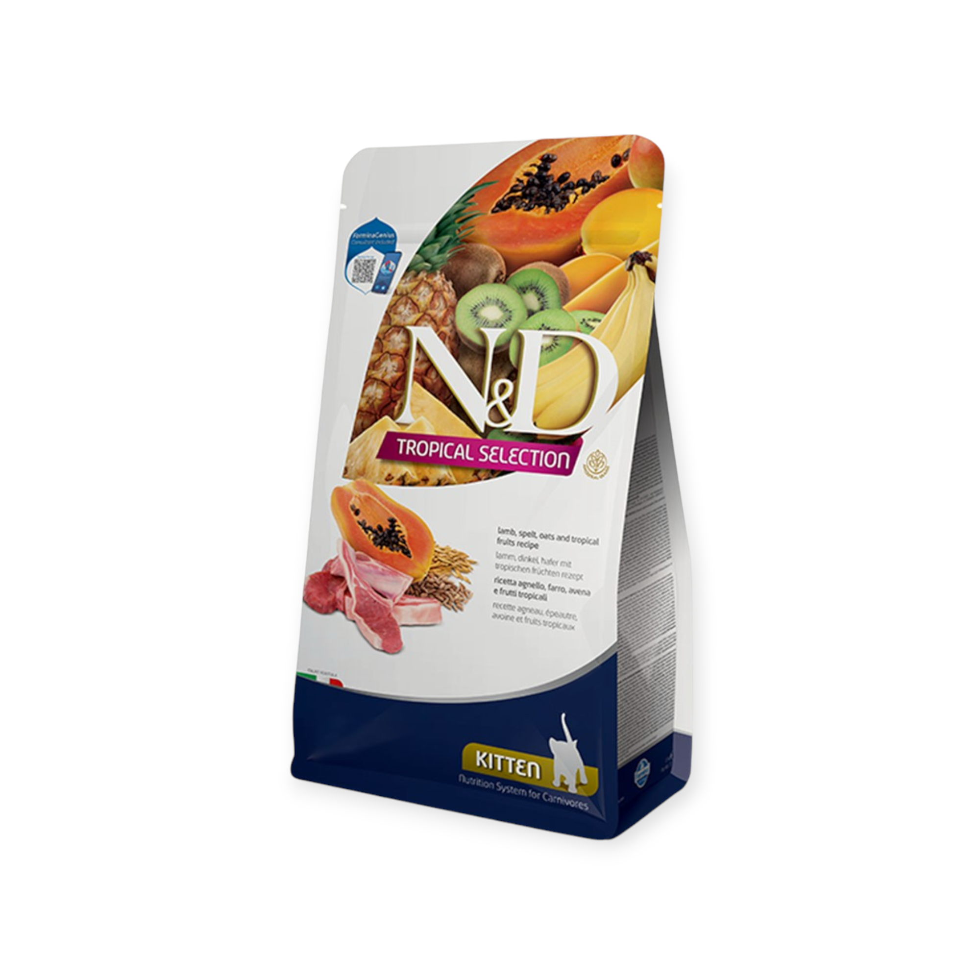 N&D Cat Tropical fruits Lamb Spelt & Oats Kitten 1,5 Kg N&D Cat Tropical fruits Lamb Spelt & Oats Kitten 1,5 Kg